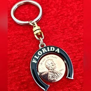 FLORIDA LUCKY PENNY KEY CHAIN BY THE HAMILTON GROUP